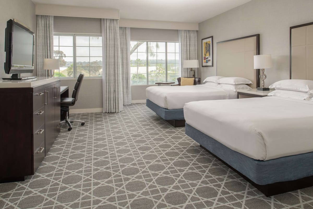 Deluxe Room, 2 Queen Beds | Premium bedding, down comforters, in-room safe, desk