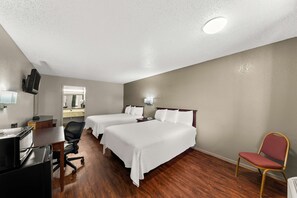 Room, 2 Queen Beds, Smoking | Desk, iron/ironing board, free WiFi, bed sheets - Americas Best Value Inn Bonham (Bonham)