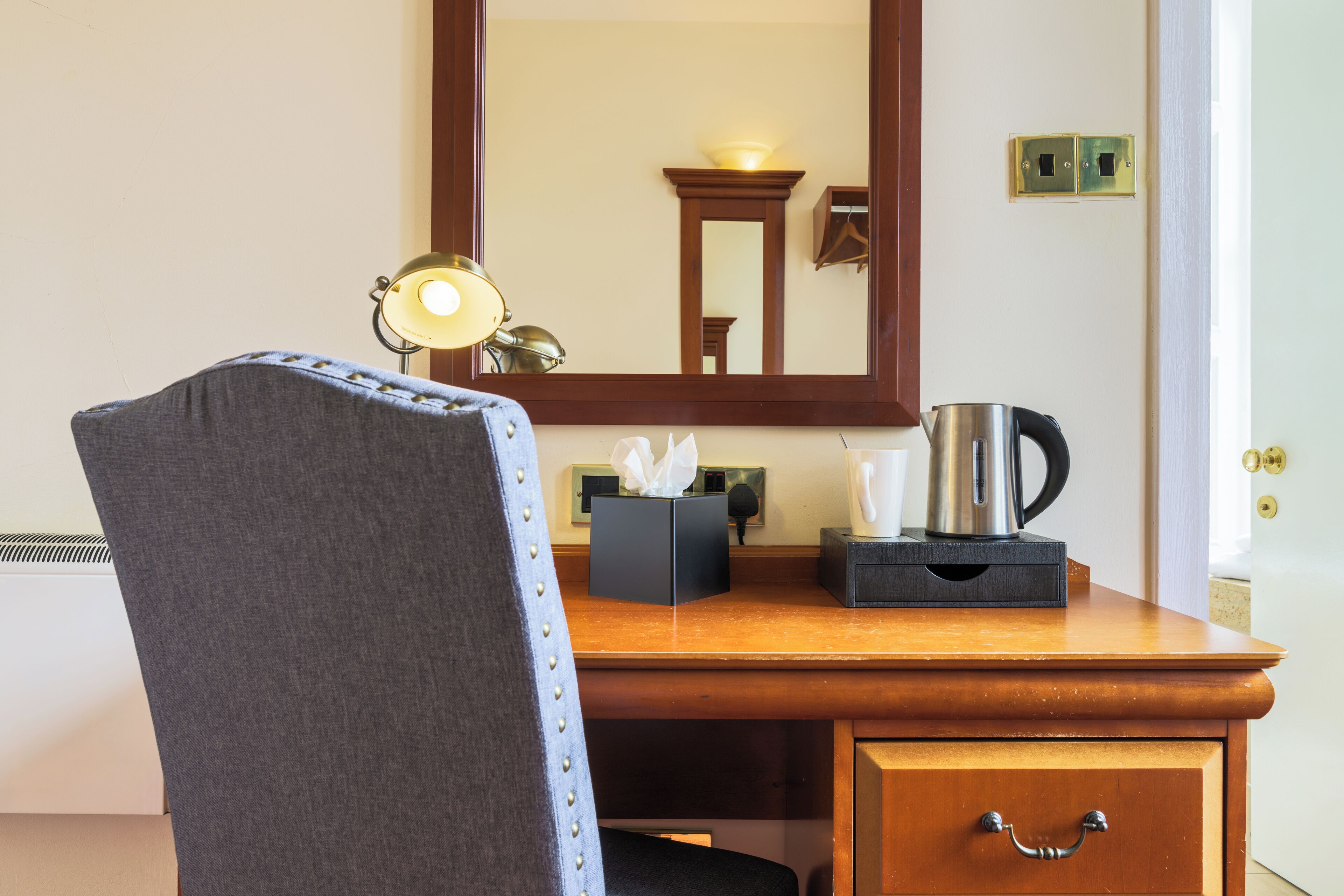 desk, iron/ironing board, free wifi, bed sheets