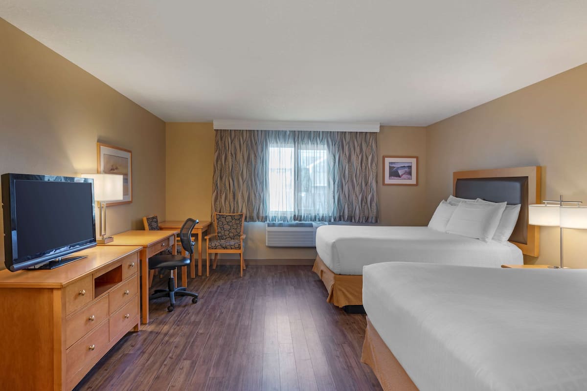 Standard Room, 2 Queen Beds, Accessible, Bathtub | In-room safe, blackout drapes, iron/ironing board