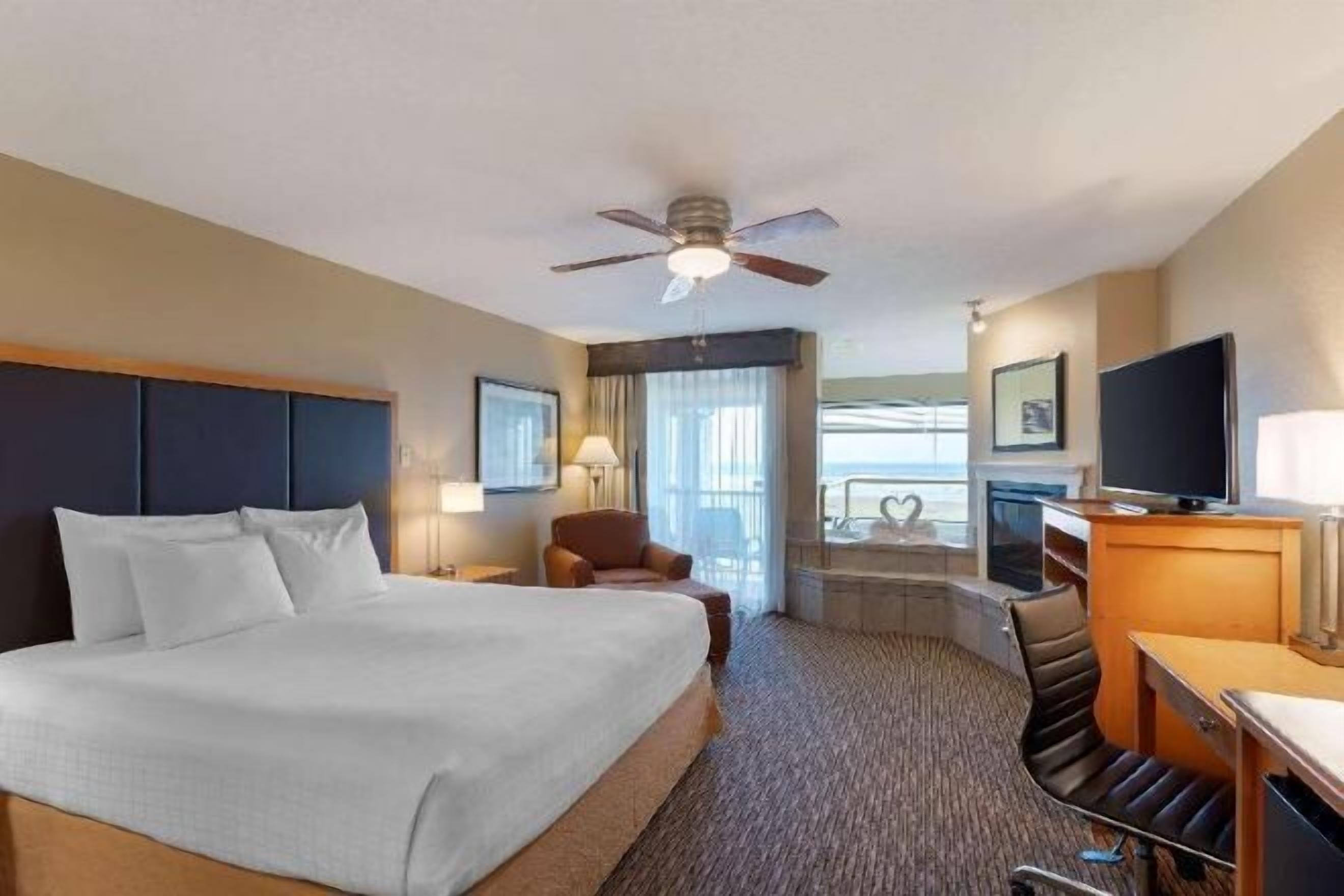 In-room safe, blackout drapes, iron/ironing board
