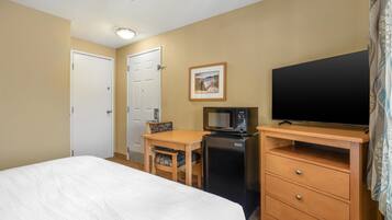 In-room safe, blackout curtains, iron/ironing board