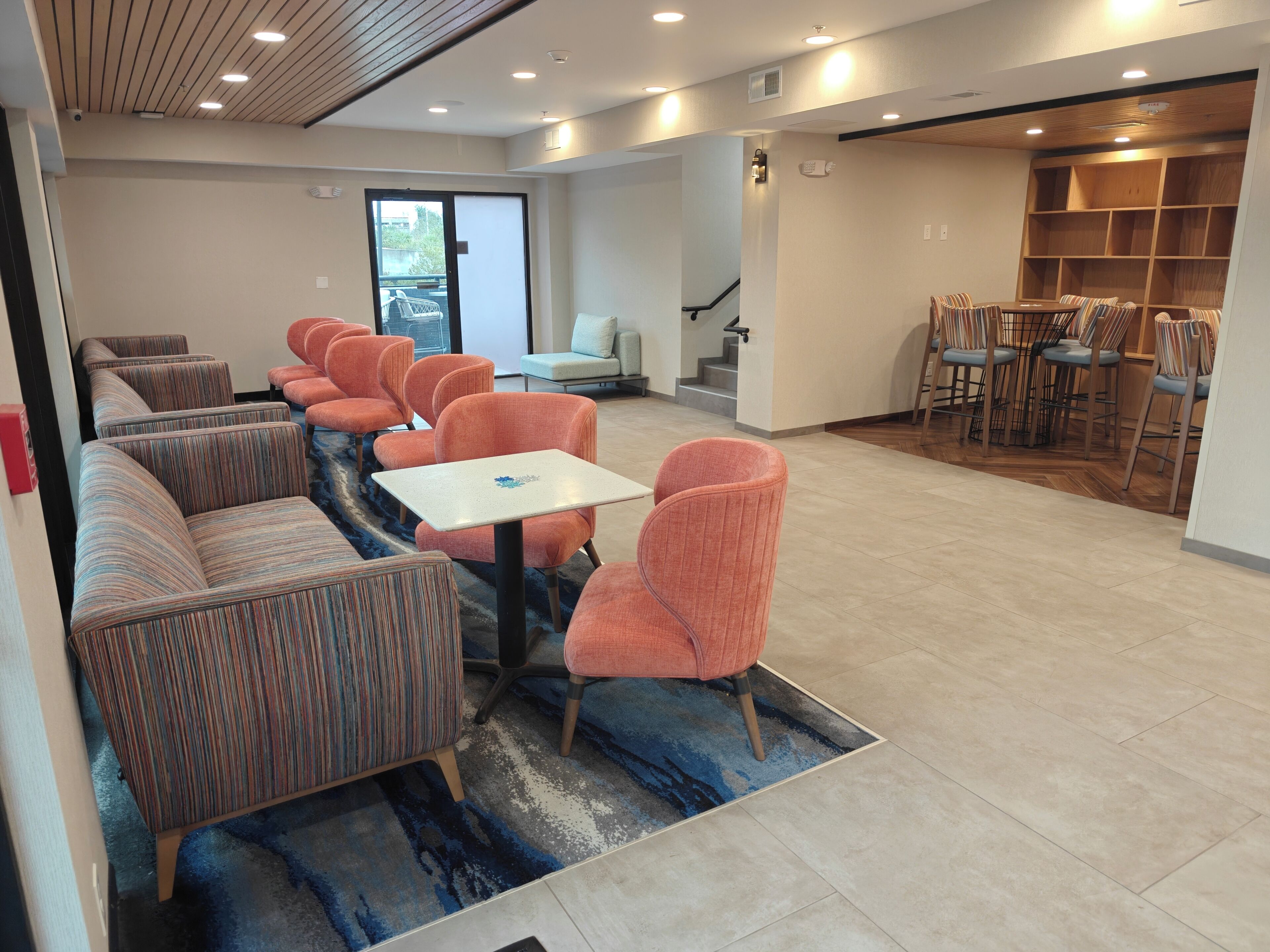 Zona de estar del vestíbulo