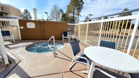Outdoor spa tub. Baymont by Wyndham Flagstaff