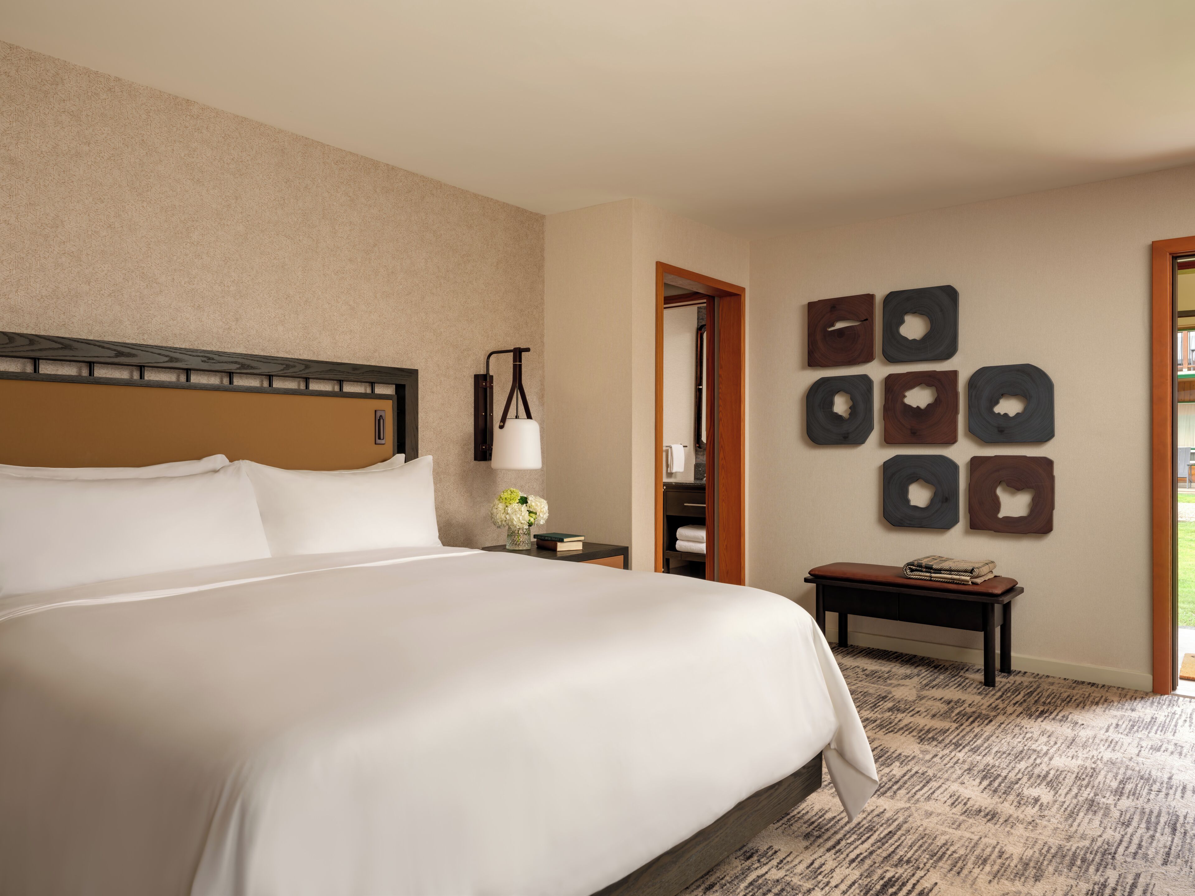 Suite, 1 cama King size, vista al lago | Sábanas de algodón egipcio y ropa de cama de alta calidad 