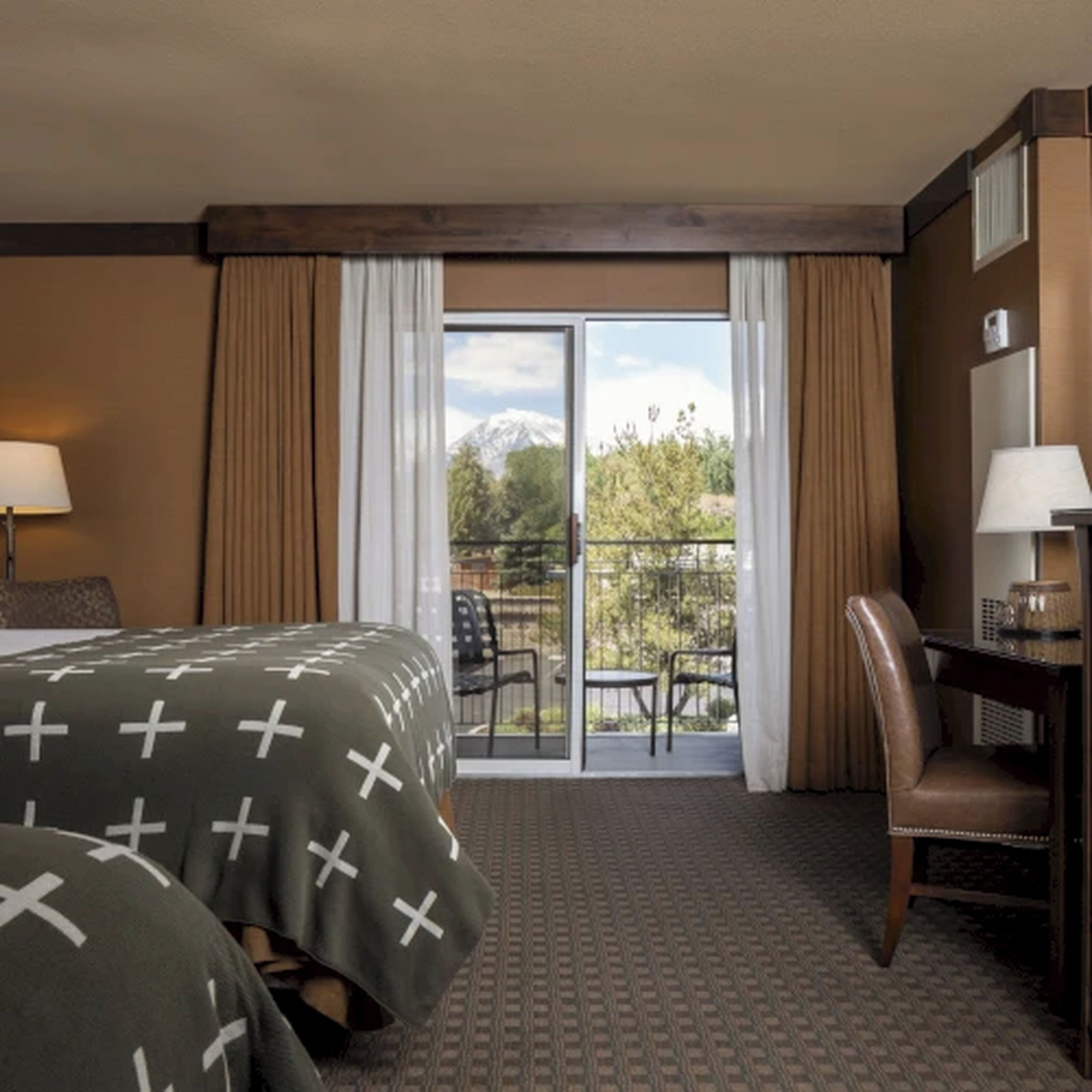 Egyptian cotton sheets, premium bedding, desk, laptop workspace