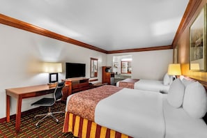 Rum - 2 queensize-sängar - icke-rökare | Sängtillbehör av högsta kvalitet, strykjärn/strykbräda och gratis wi-fi