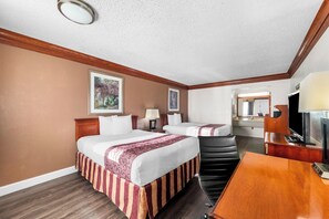Room, 2 Queen Beds, Non Smoking | 1 bedroom, premium bedding, iron/ironing board, free WiFi