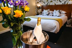Executive Double Room, 1 King Bed, Non Smoking | Desk, blackout drapes, iron/ironing board, travel crib - The Wild Pheasant Hotel & Spa (Llangollen)