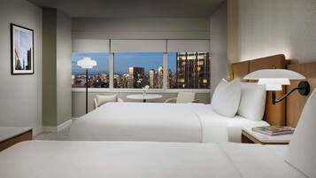 Premium bedding, down duvets, pillow-top beds, in-room safe