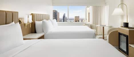 Hochwertige Bettwaren, Daunenbettdecken, Pillowtop-Betten, Zimmersafe