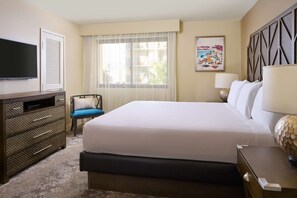 Suite, 1 Bedroom, Partial Ocean View | Egyptian cotton sheets, premium bedding, pillow-top beds, in-room safe