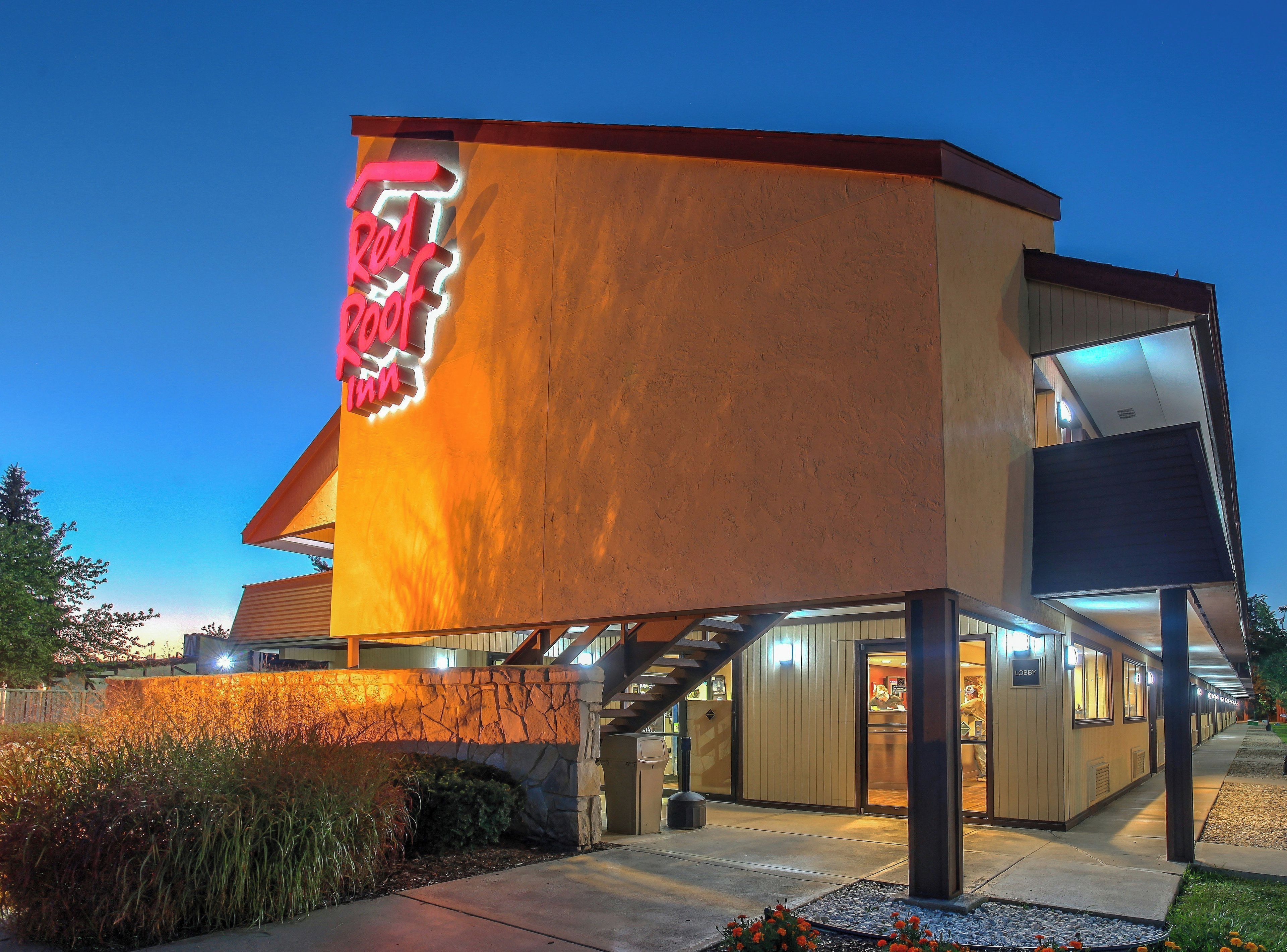 Front of property - evening/night