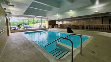 Indoor pool, a heated pool