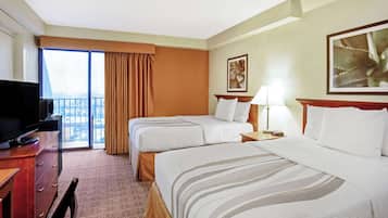 Room, 2 Queen Beds, Accessible (Mobility/Hearing Impaired Accessible) | Premium bedding, desk, blackout drapes, iron/ironing board