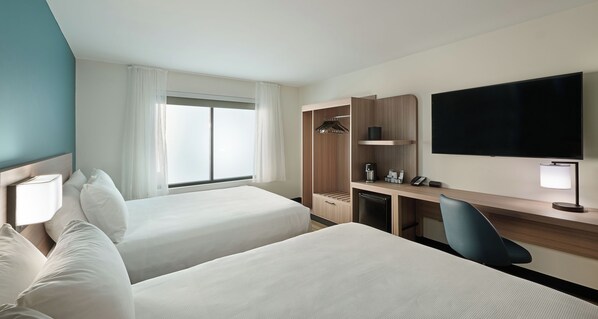 Suite, Multiple Beds (1 Bedroom with Kitchen) | In-room safe, desk, blackout drapes, iron/ironing board