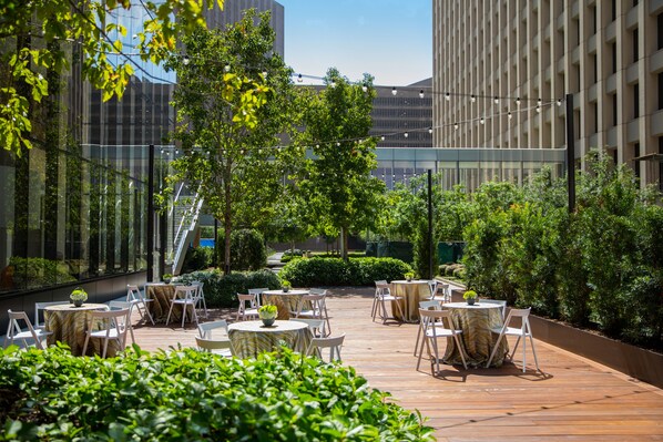 Área para banquetes al aire libre