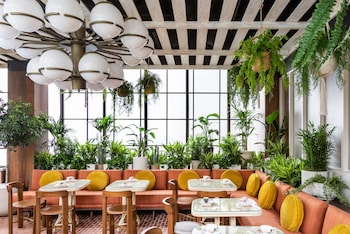 Lunch, dinner, brunch served; Italian cuisine  at C. Baldwin, Curio Collection by Hilton