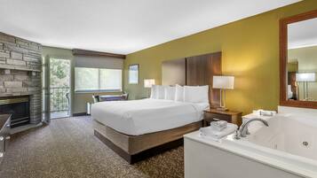 Habitación estándar, 1 cama King size, para no fumadores, hidromasaje | Escritorio y espacio para trabajar con laptop