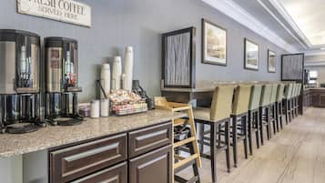 Gratis frukostbuffé varje dag