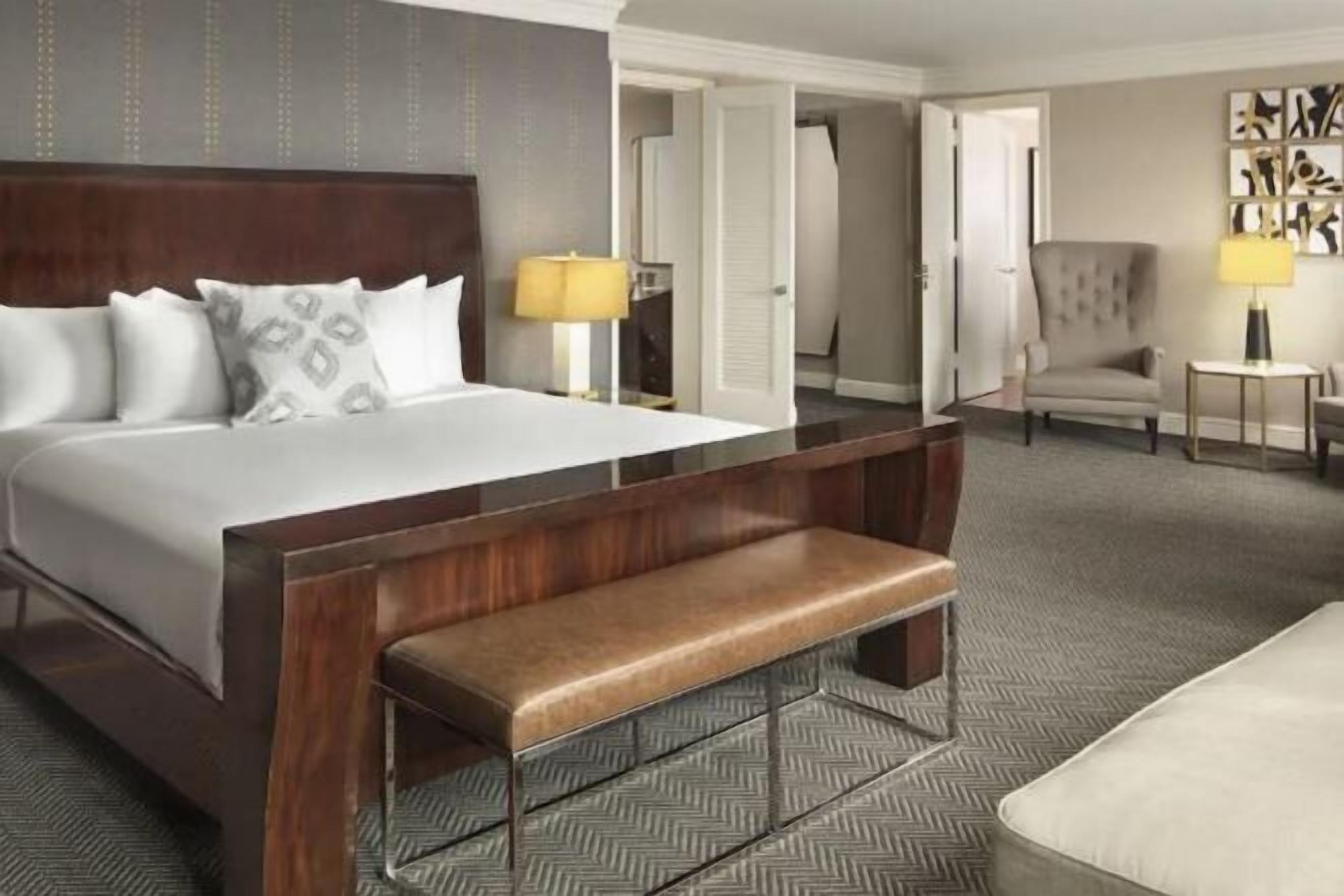 Premium bedding, down duvets, pillow-top beds, in-room safe