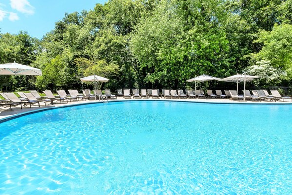Indoor pool, seasonal outdoor pool