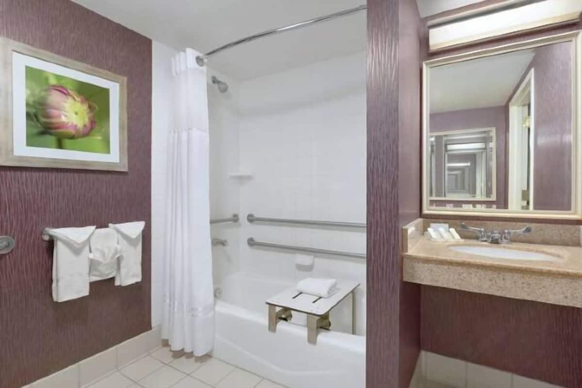 Badezimmer | Kostenlose Toilettenartikel, Haartrockner, Handtücher, Seife