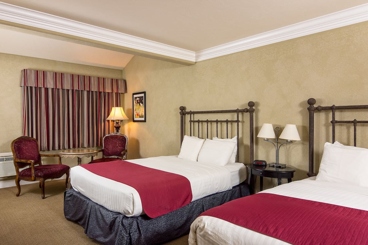 Standard Room, 2 Queen Beds | Premium bedding, desk, blackout drapes, iron/ironing board (on request)