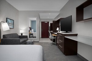 Studio Suite, 1 King Bed, Non Smoking | Living area | LCD TV