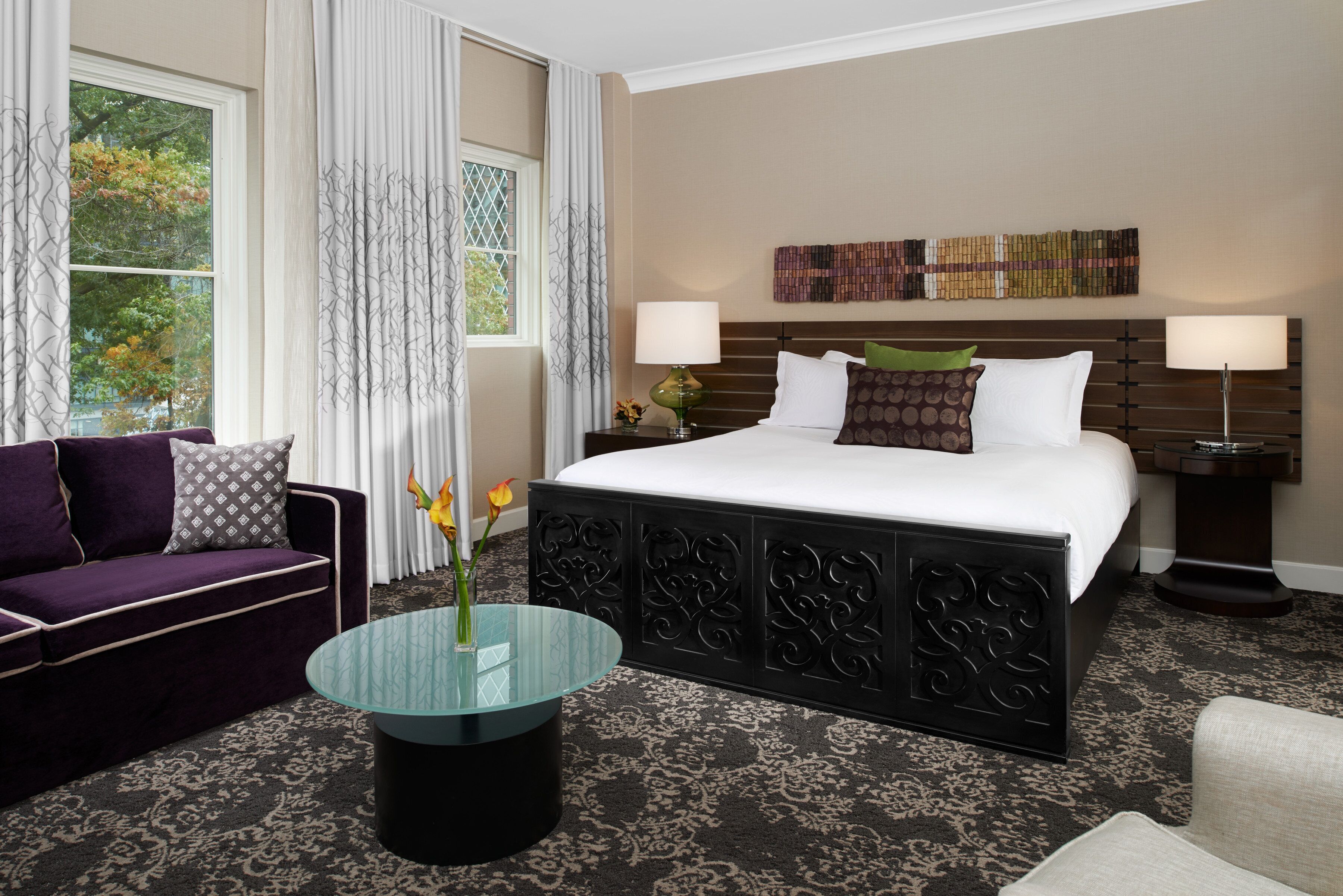 Habitación Premium, 1 cama King size y sofá cama, vista a la ciudad