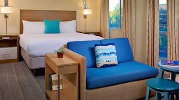 In-room safe, desk, laptop workspace, iron/ironing board