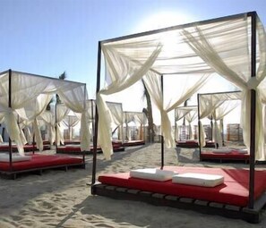 Private beach