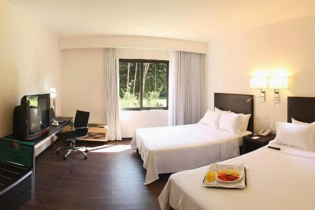 In-room safe, desk, blackout curtains, iron/ironing board