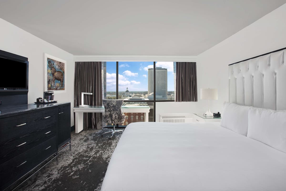 premium bedding, in-room safe, desk, iron/ironing board