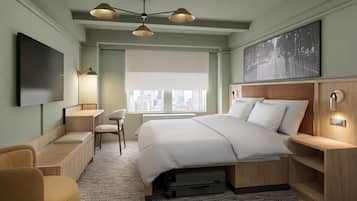 Premium bedding, pillow-top beds, in-room safe, desk