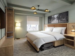 Premium bedding, pillow-top beds, in-room safe, desk