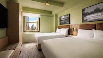 Deluxe Room, 2 Double Beds | Premium bedding, pillowtop beds, in-room safe, blackout drapes