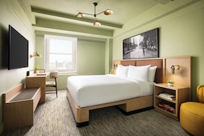 Premium bedding, pillowtop beds, in-room safe, desk