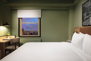 Premium bedding, pillowtop beds, in-room safe, desk