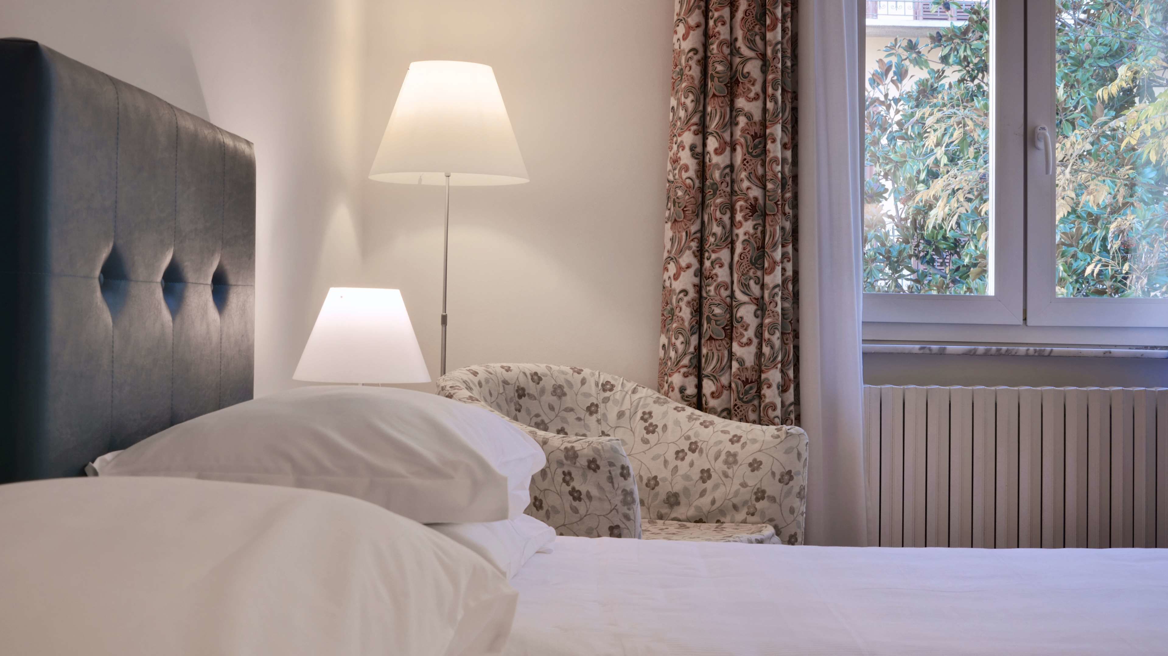 Hypo-allergenic bedding, down duvets, minibar, in-room safe