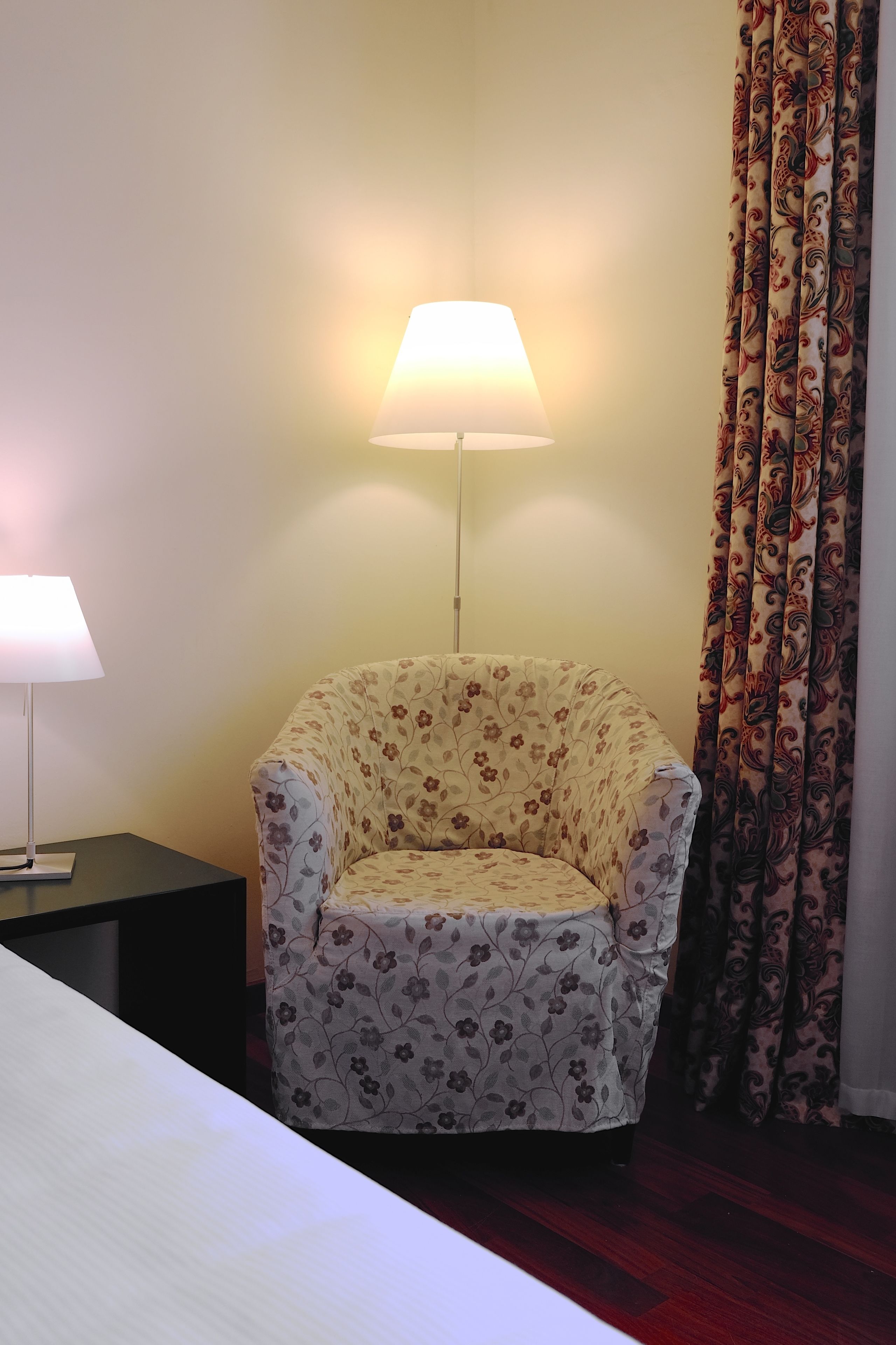 hypo-allergenic bedding, down duvets, minibar, in-room safe