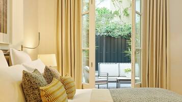 Premium bedding, minibar, in-room safe, desk