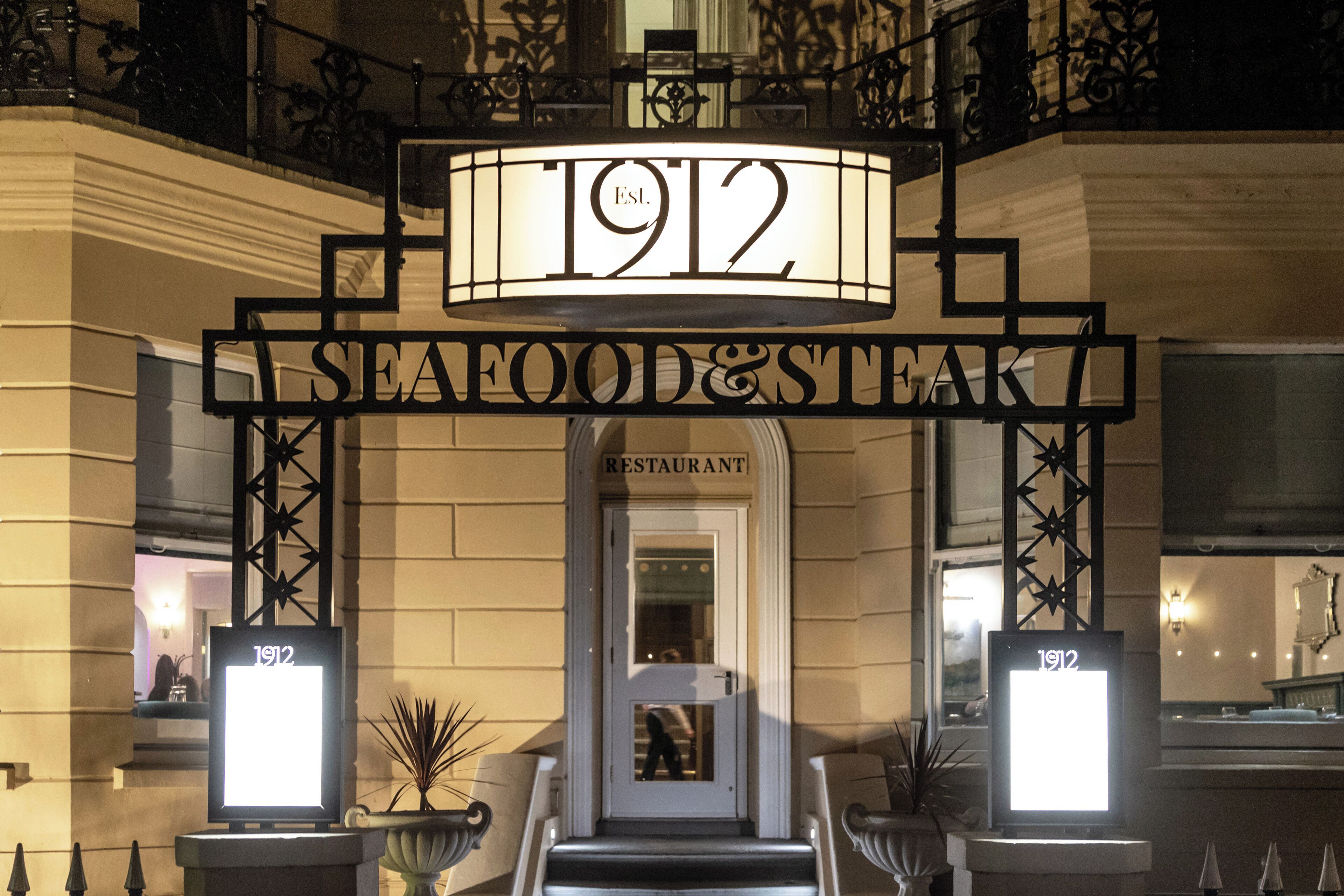 breakfast, lunch, dinner served; british cuisine, beach views