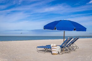 On the beach
