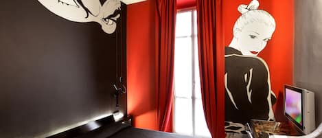 Down comforters, minibar, in-room safe, desk