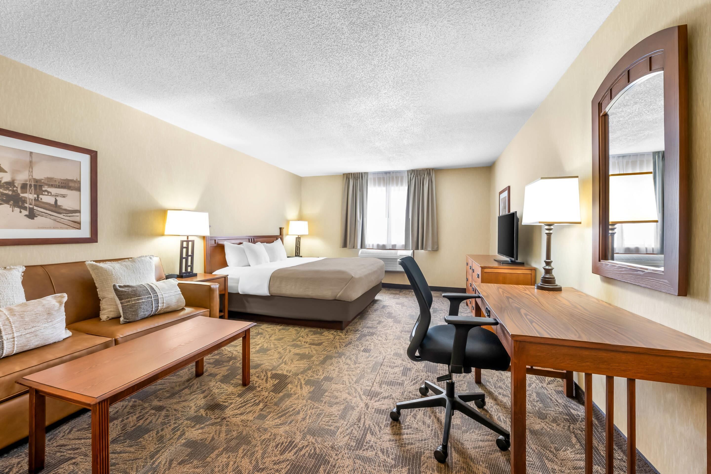 Habitación estándar, 1 cama King size y sofá cama, para no fumadores | Tabla de planchar con plancha, cunas gratuitas y wifi gratis 