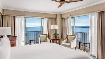 Executive Suite, Ocean View | Premium bedding, in-room safe, individually decorated