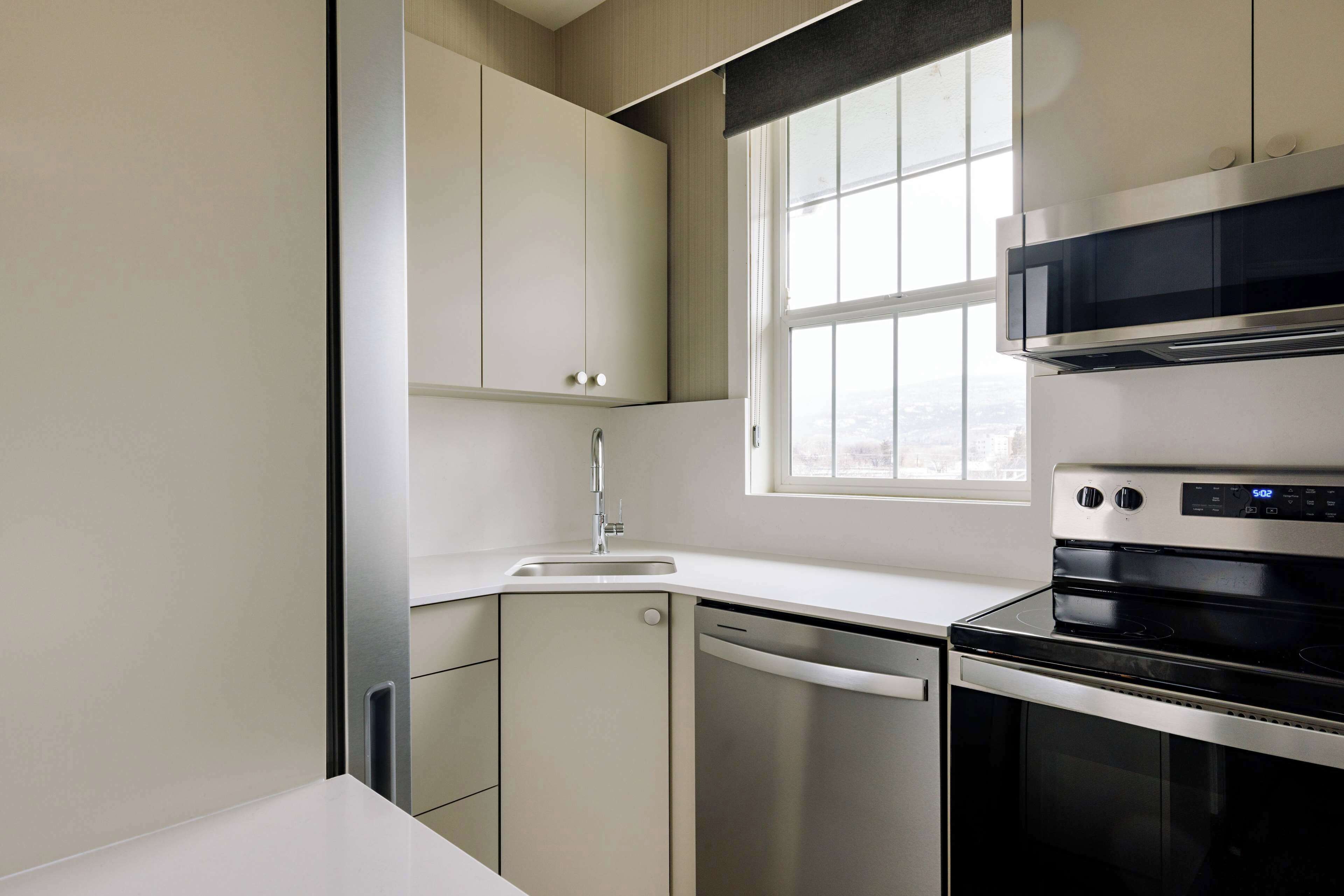 suite, 1 bedroom, mountain view, corner (1 queen bed) | premium bedding, down duvets, pillow-top beds, desk