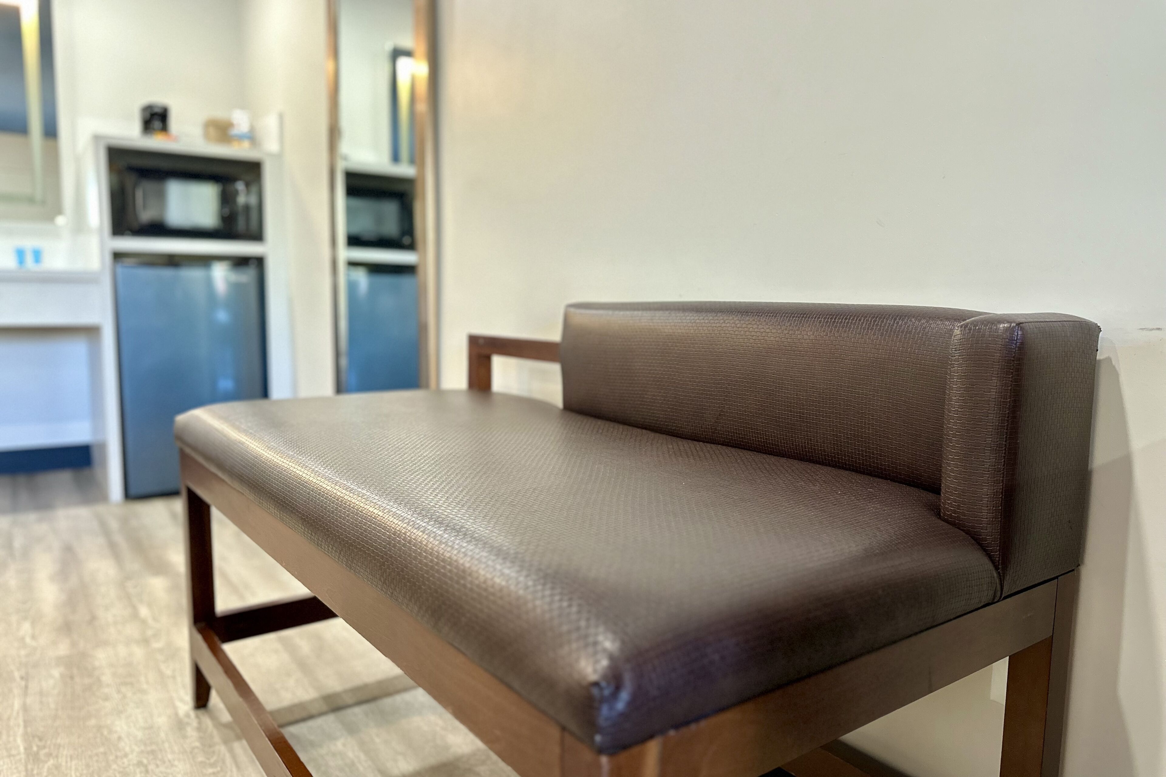 standard room, 2 double beds, non smoking, refrigerator & microwave (single use) | down duvets, in-room safe, desk, iron/ironing board