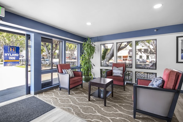 Sala de estar en el lobby